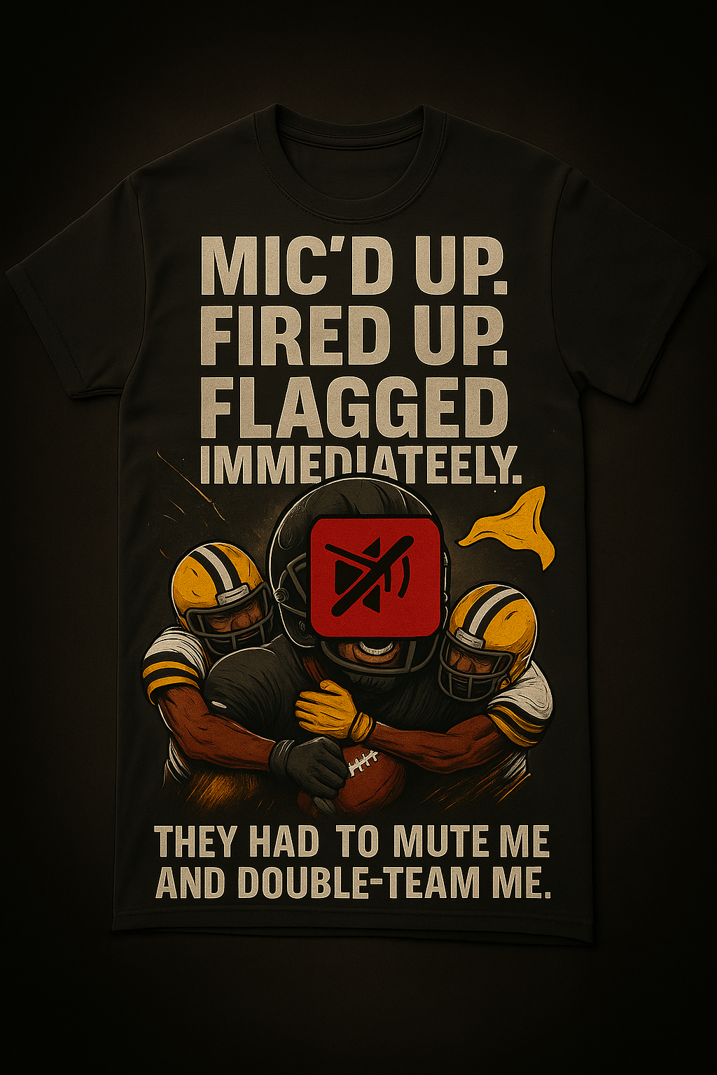 Mic’d Up. Fired Up. shirt